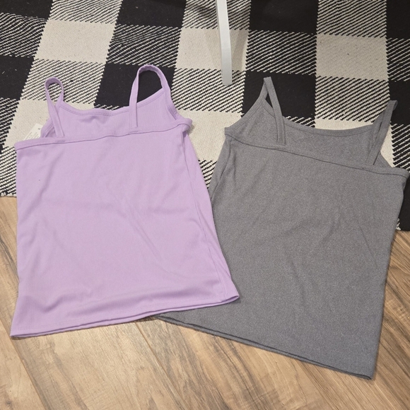 No Boundries Cami, two - lavender and grey, large - Picture 2 of 5